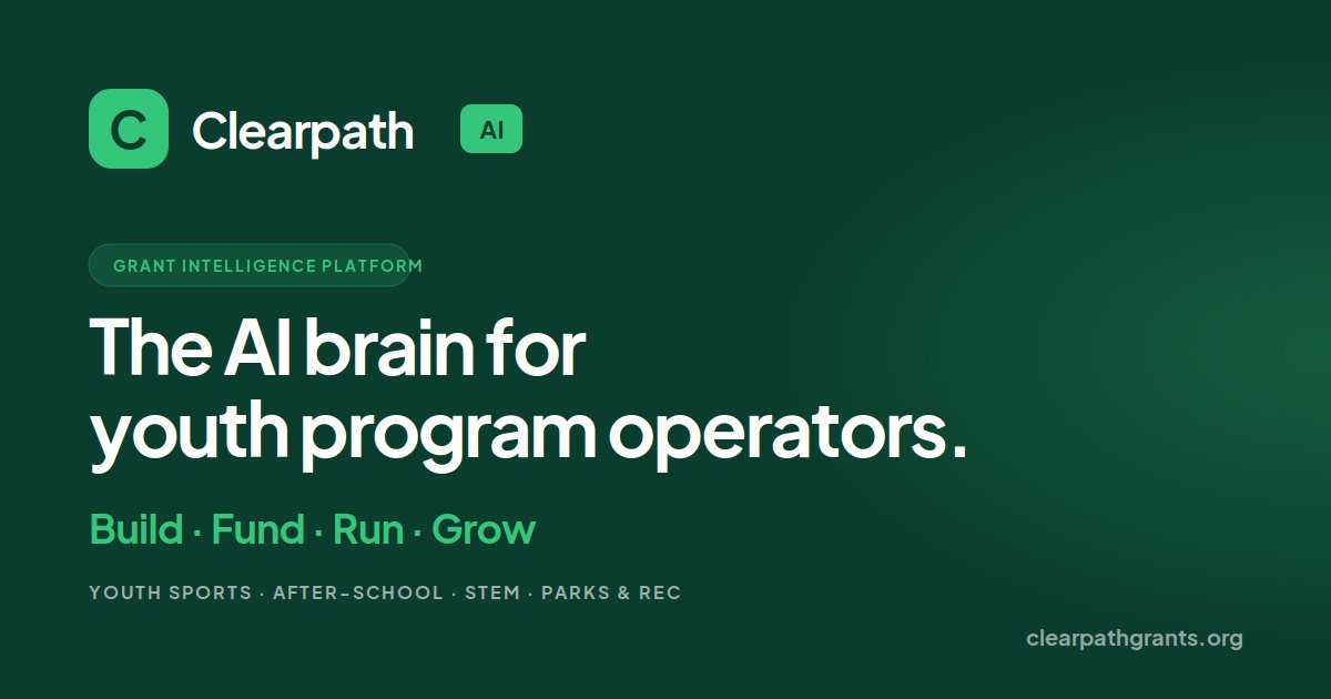 Clearpath — AI for Youth Programs | Sports & STEM